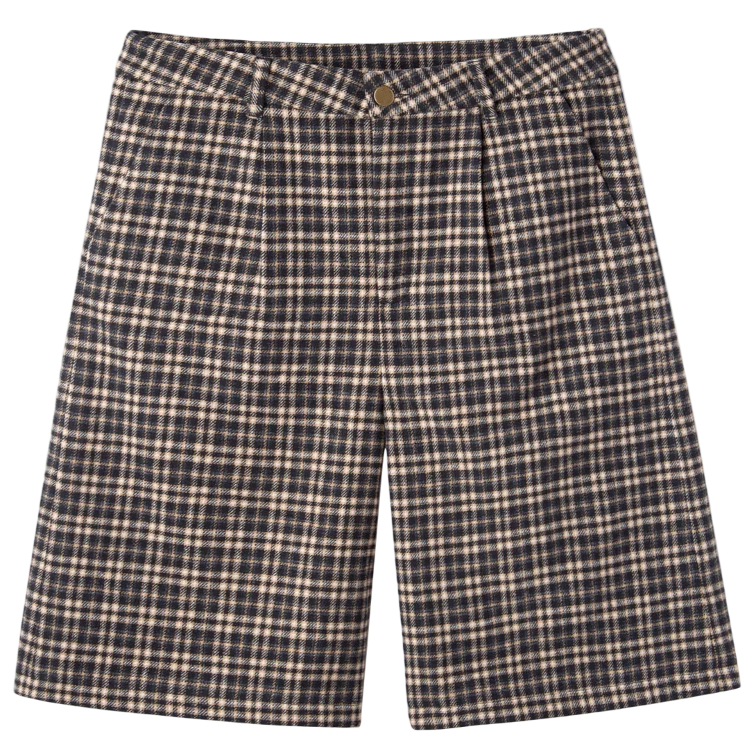 Hidden Seasons Oversized Plaid Shorts V2