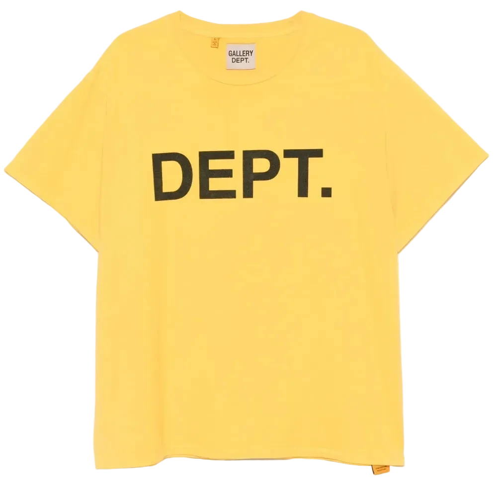 Gallery Dept. Logo T-shirt Yellow