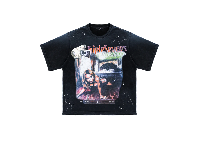 Triple Sevens Filmstar Tee Black
