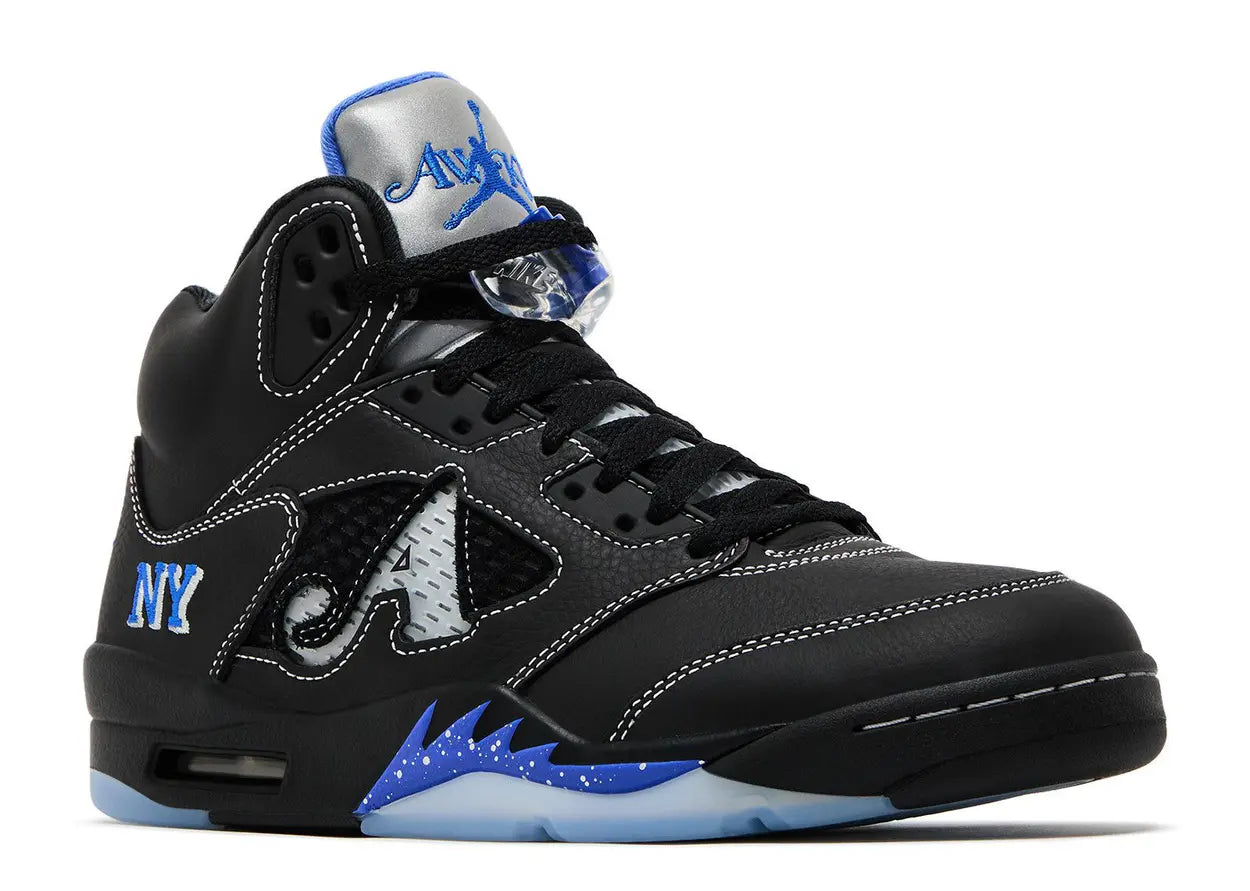 Awake NY x Air Jordan 5 Retro Black Racer Blue