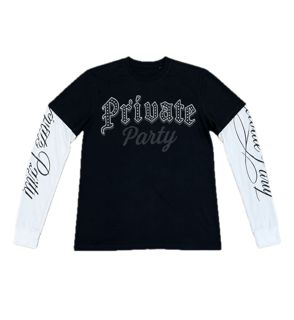 Private Party Black LS Tee