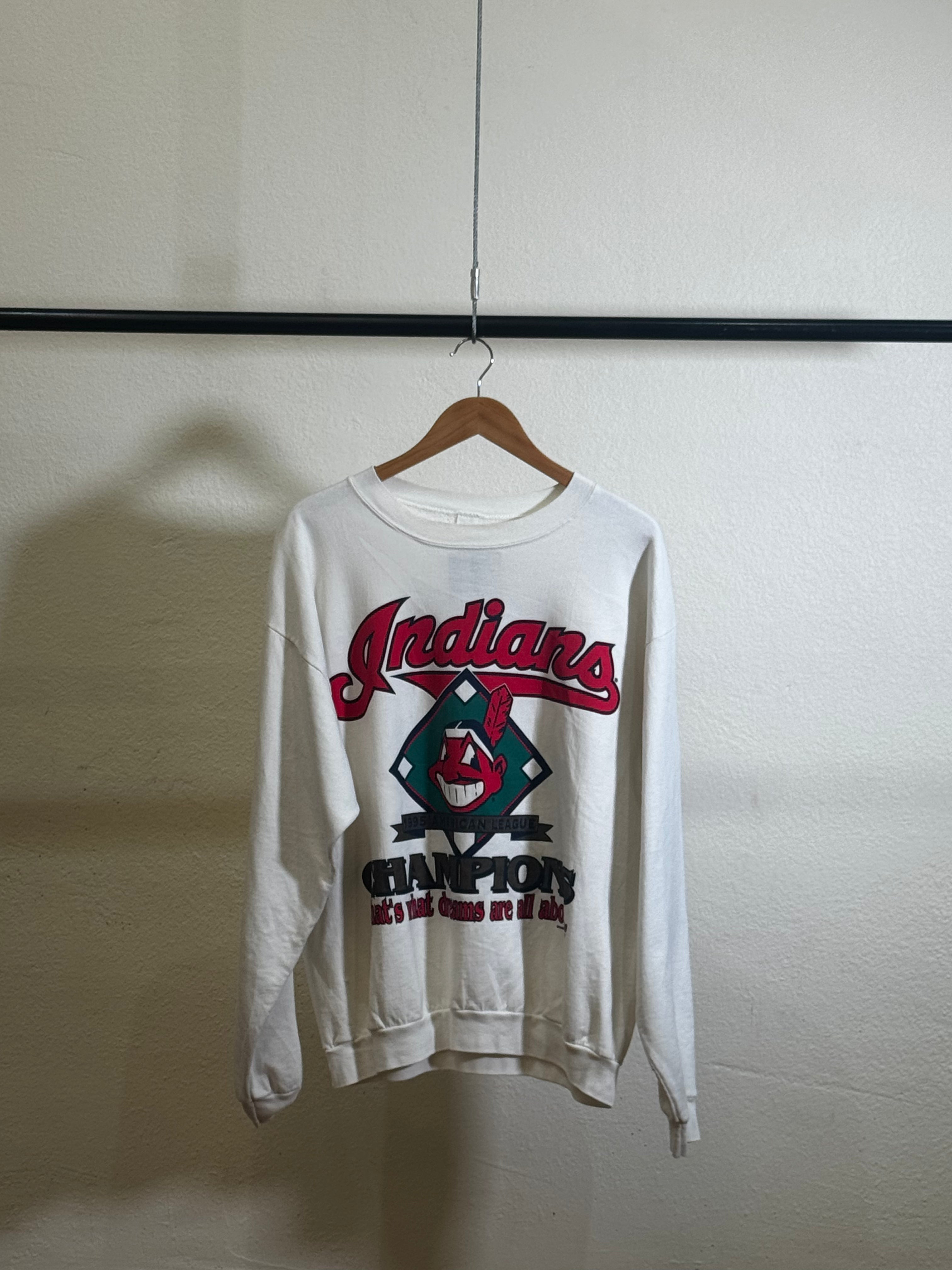 Vintage 1995 Cleveland Indians Championship Sweatshirt