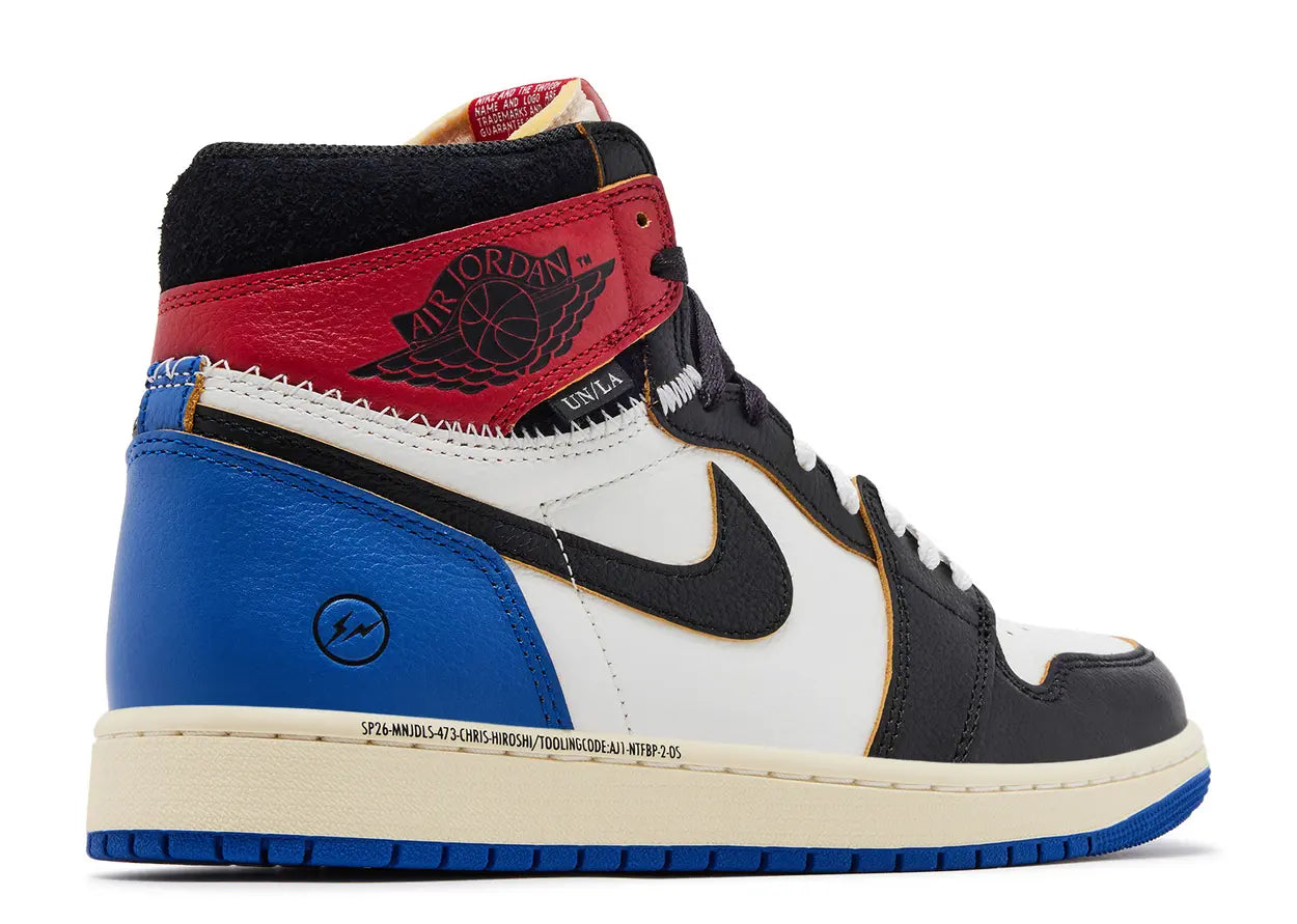 Fragment Design X Union LA X Jordan 1 Retro High OG Varsity Red