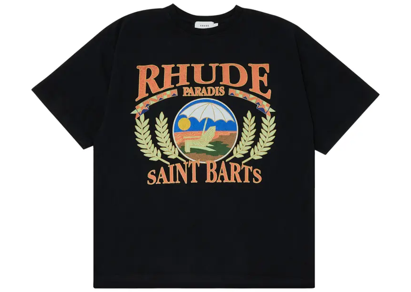 Rhude Beach Chair Tee Vintage Black