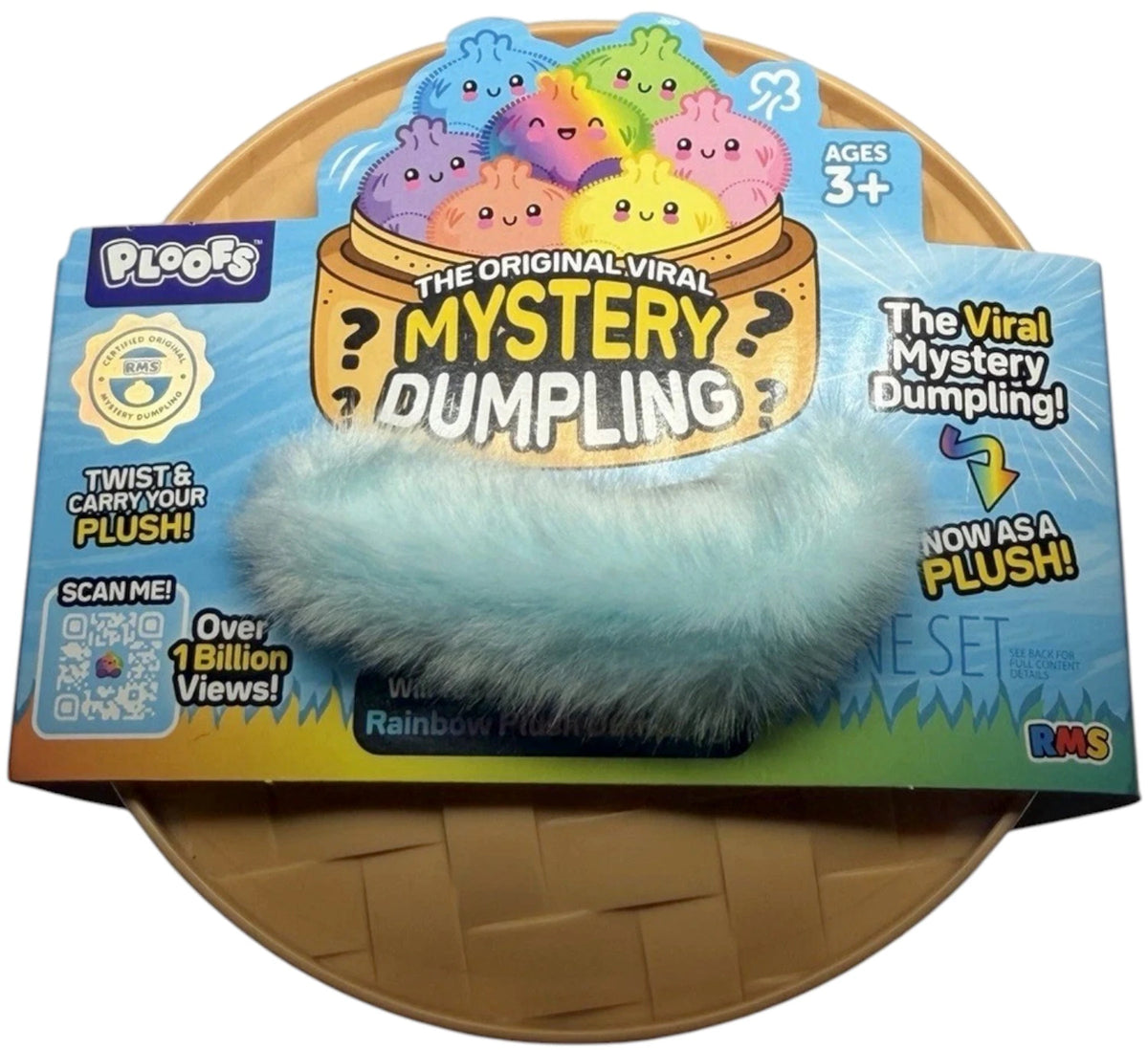 Squishy Bun The Original Viral Msytery Dumpling Rainbow Plush Edition Blind Box