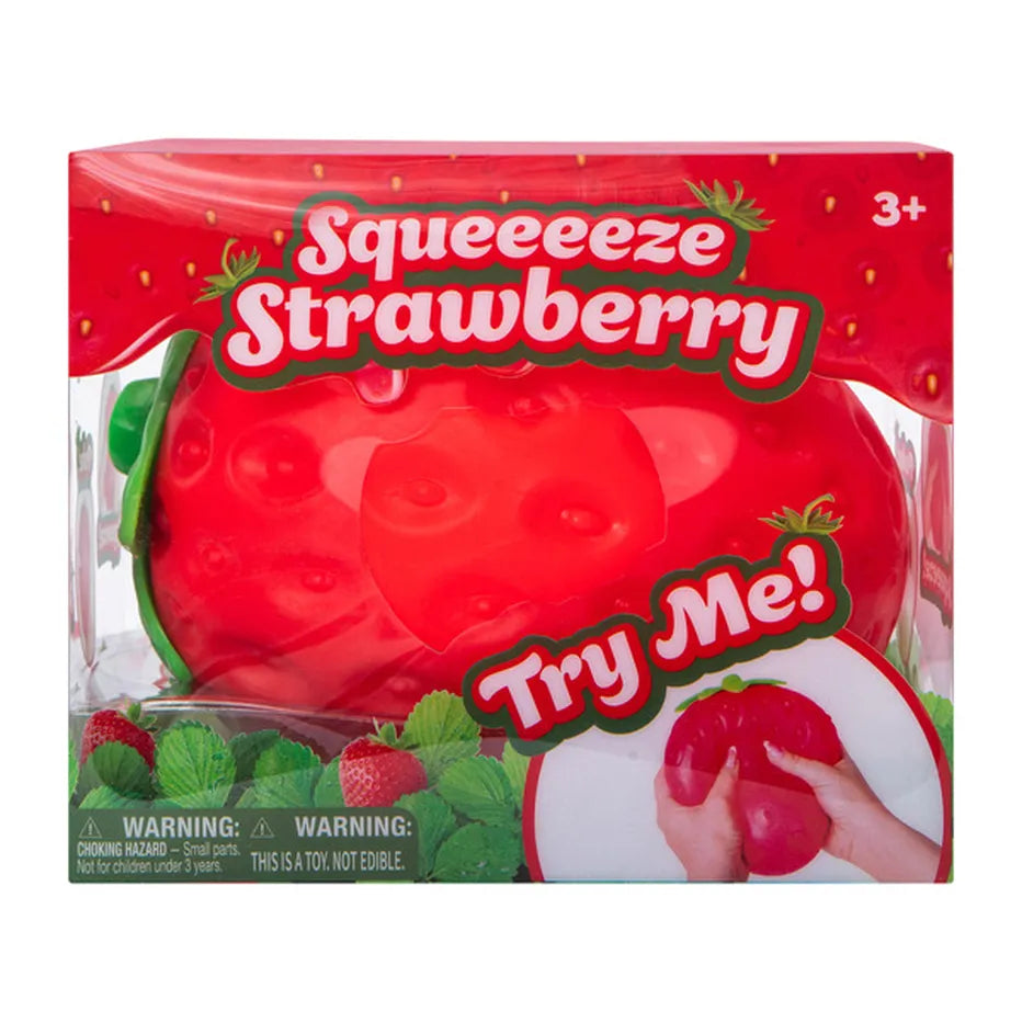 Squeeeze Strawberry Strawberry Squeeze Toy