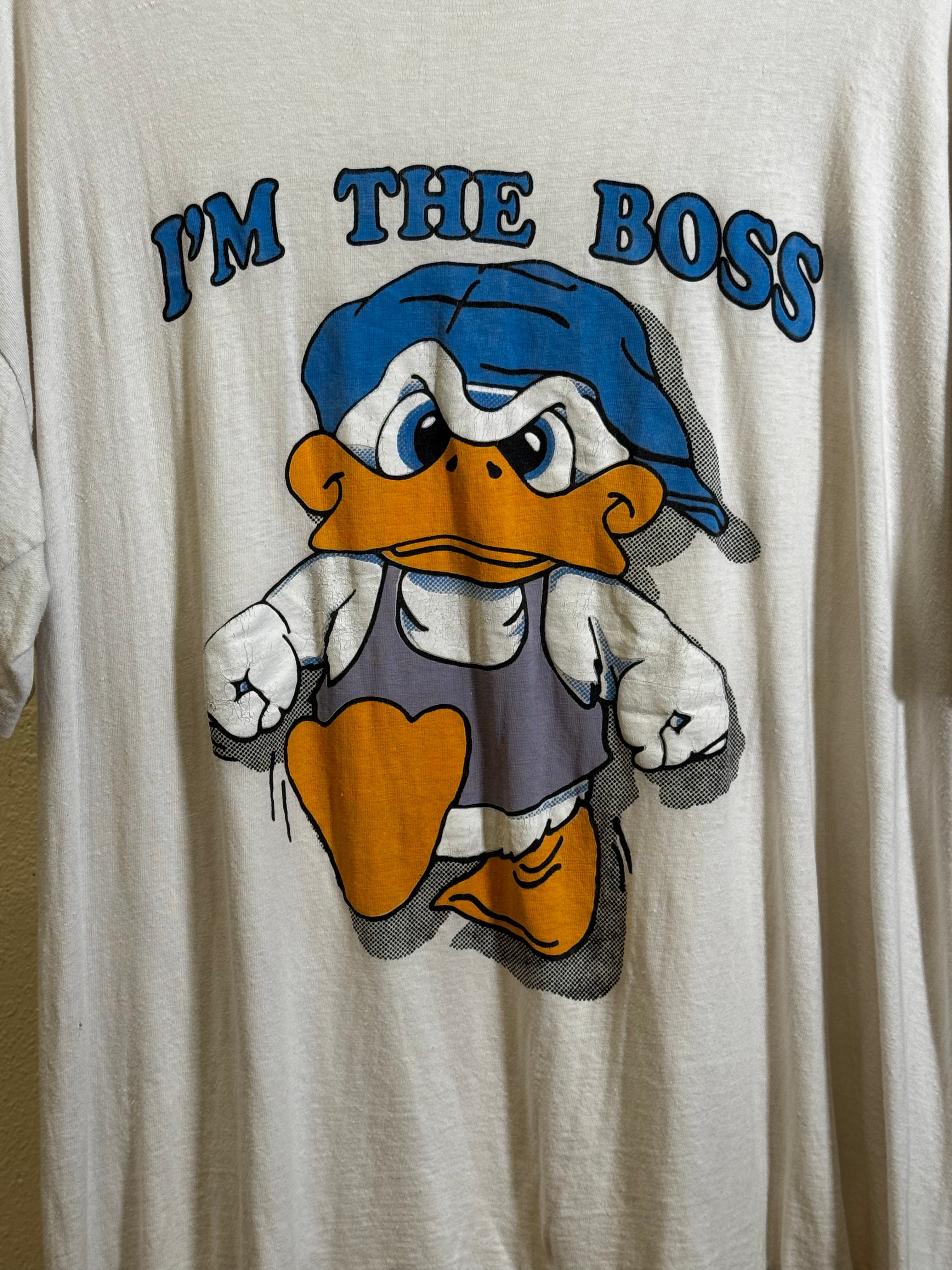 Vintage 90s "Im the Boss" Tee