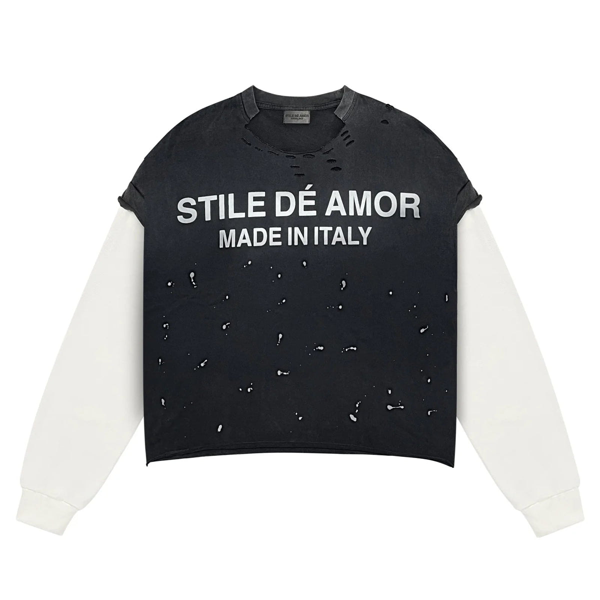 Nero SU Bianco Longsleeve