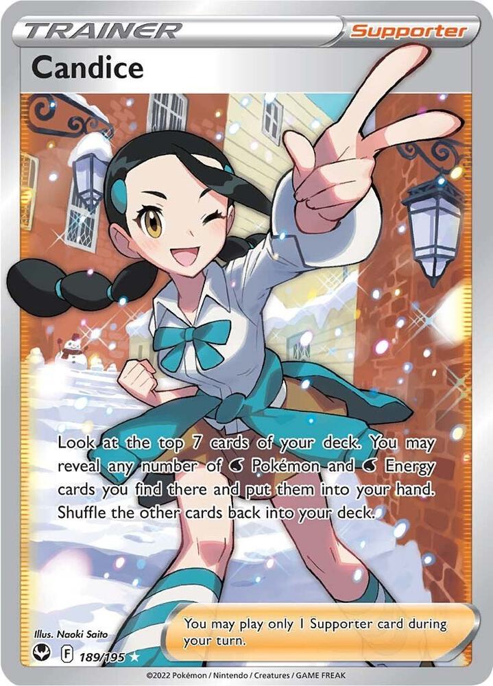 Candice (Full Art) -189/195  - SWSH12: Silver Tempest (SWSH12)