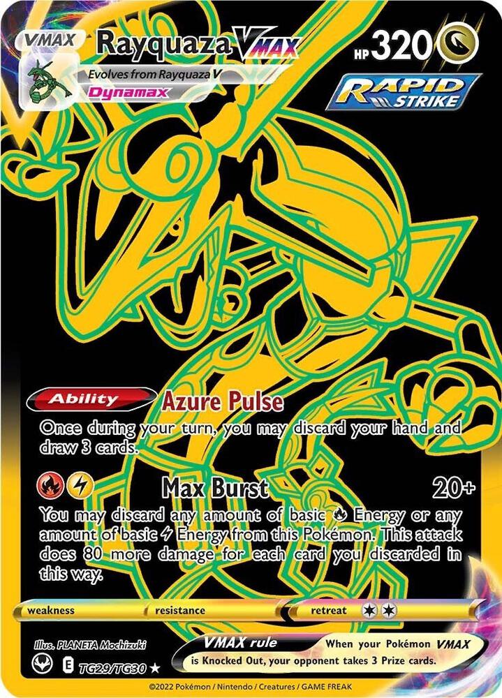 Rayquaza VMAX (Secret) - TG29/TG30 - SWSH12: Silver Tempest Trainer Gallery (SWSH12: TG)