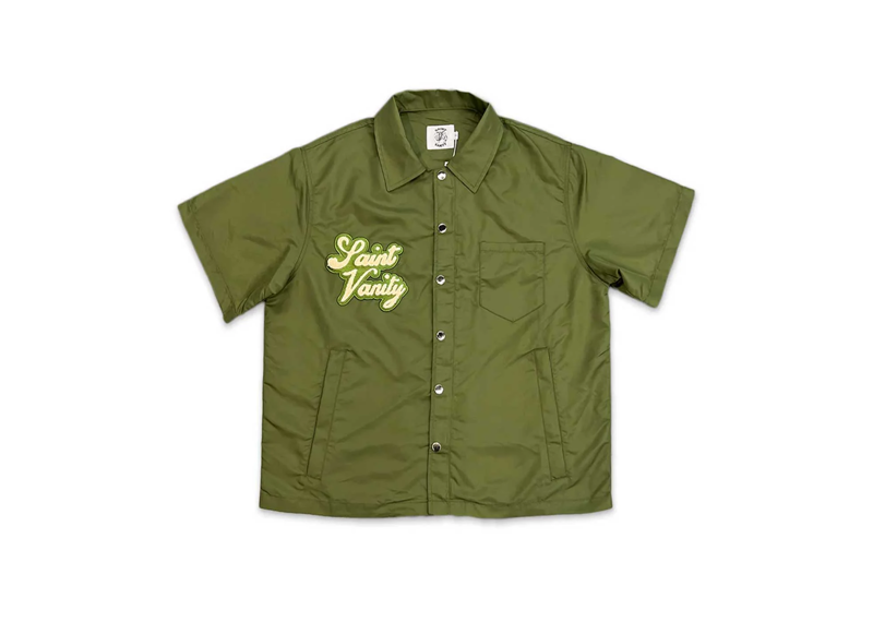 Saint Vanity Nylon Shirt Green
