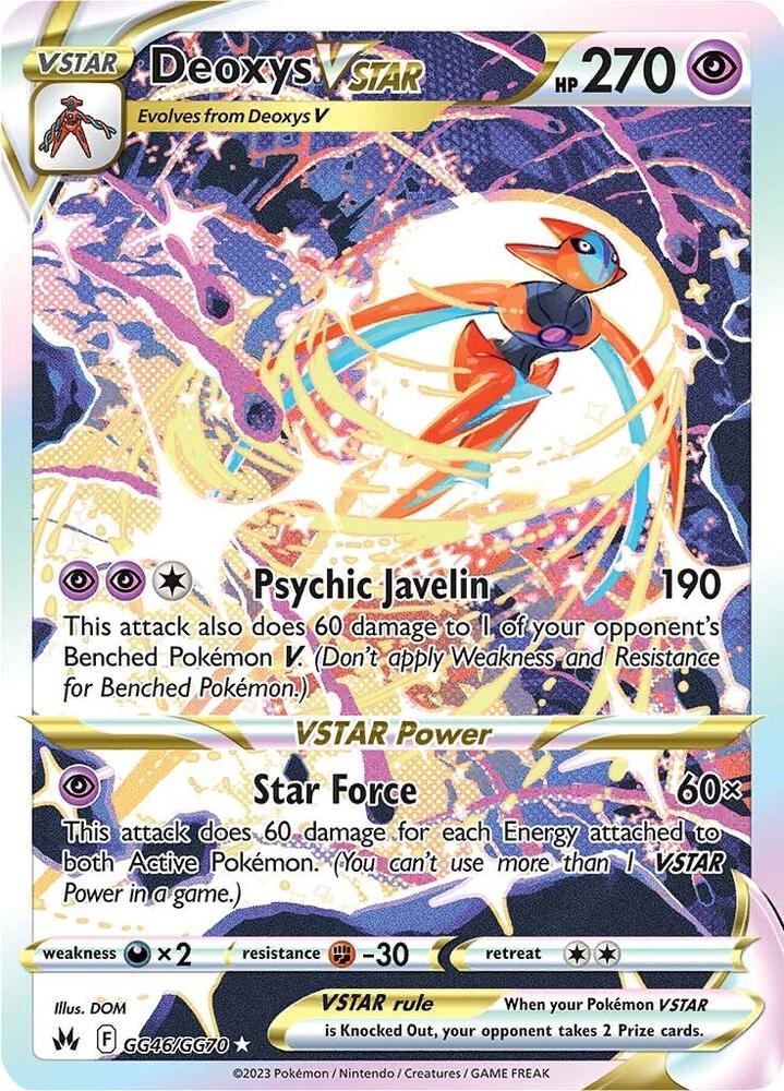 Deoxys VSTAR - GG46/GG70 - SWSH: Crown Zenith: Galarian Gallery (CRZ:GG)