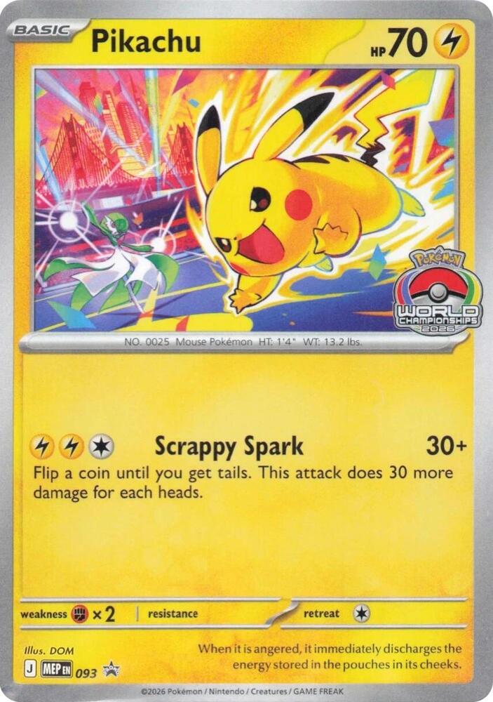 Pikachu - 093 - ME: Mega Evolution Promo (MEP)