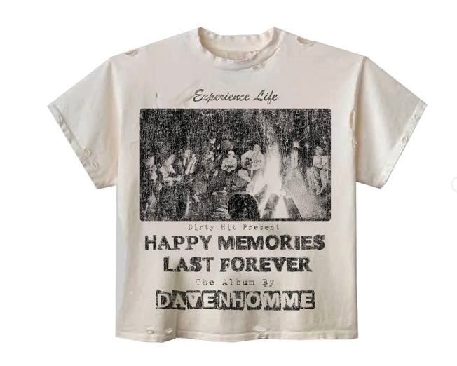 Happy Memories Tee White