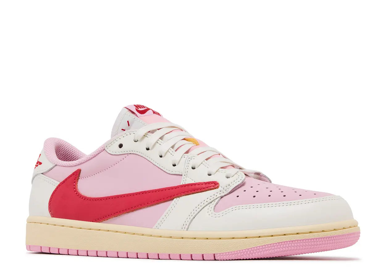 Travis Scott X Jordan 1 Retro Low OG Sail Tropical Pink