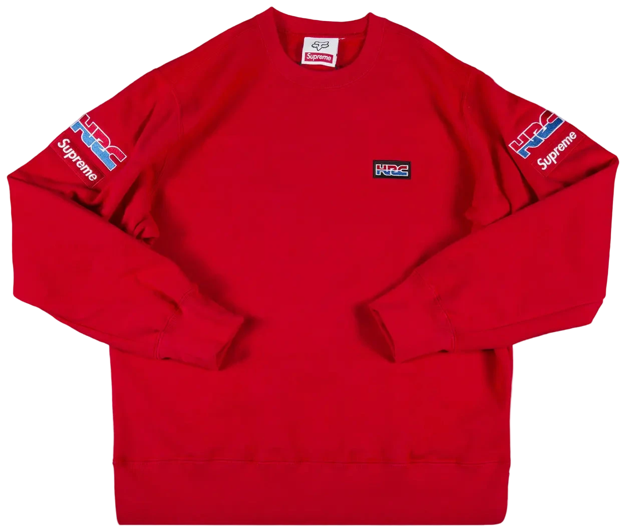 Supreme x Honda Fox Racing Crewneck Red