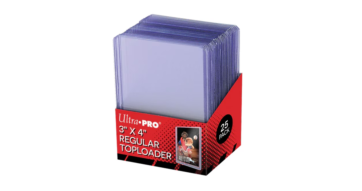 Ultra Pro Toploaders 3x4 Clear Card Sleeve 25-Count
