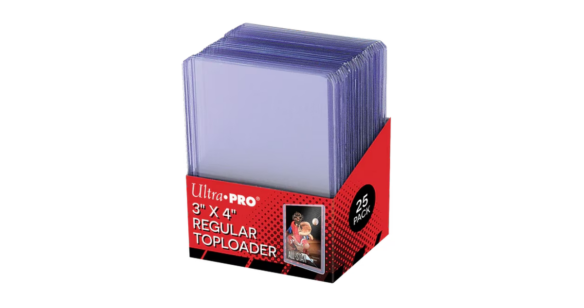 Ultra Pro Toploaders 3x4 Clear Card Sleeve 25-Count
