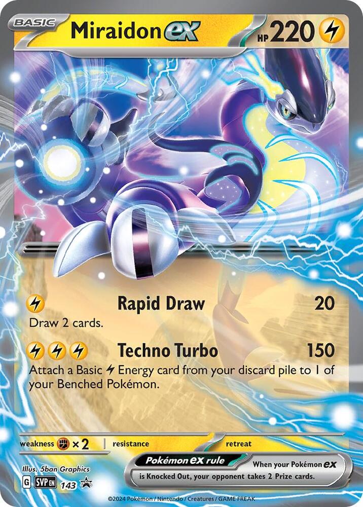 Miraidon ex - 143 - SV: Scarlet & Violet Promo Cards (SVP)