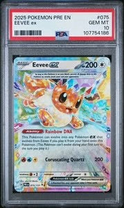 Eevee ex - 075/131 - (PSA 10 GRADED) - SV: Prismatic Evolutions (PRE)