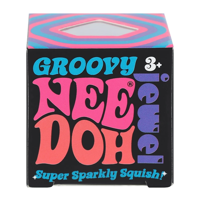 NeeDoh Teenie Groovy Jewel Small Stress Ball - Color May Vary