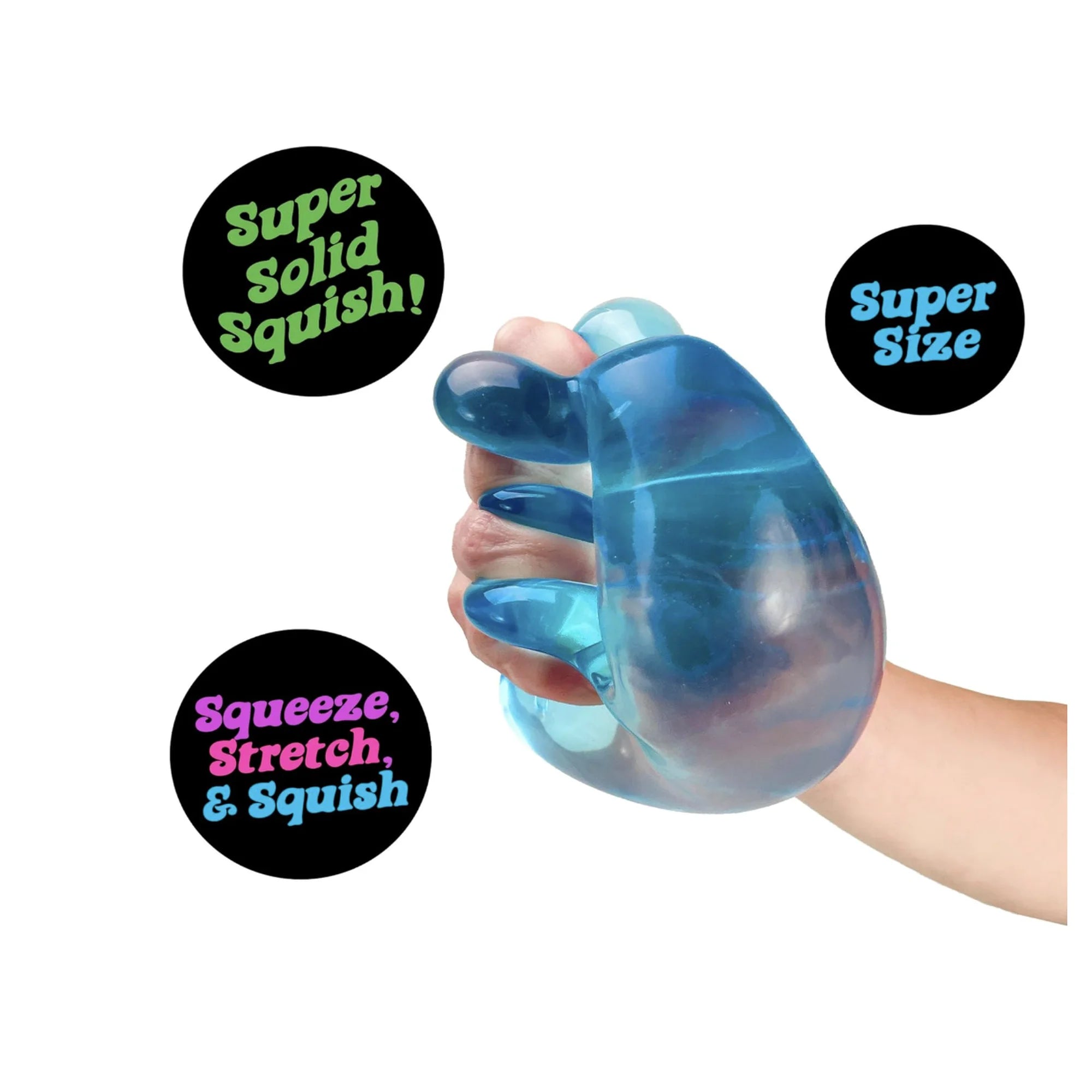 NeeDoh Nice Berg - Giant NeeDoh Nice Cube Sensory Toy - Blue