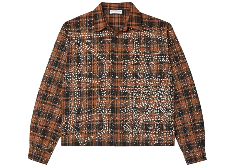 Vale Forever Chainsaw Flannel Orange