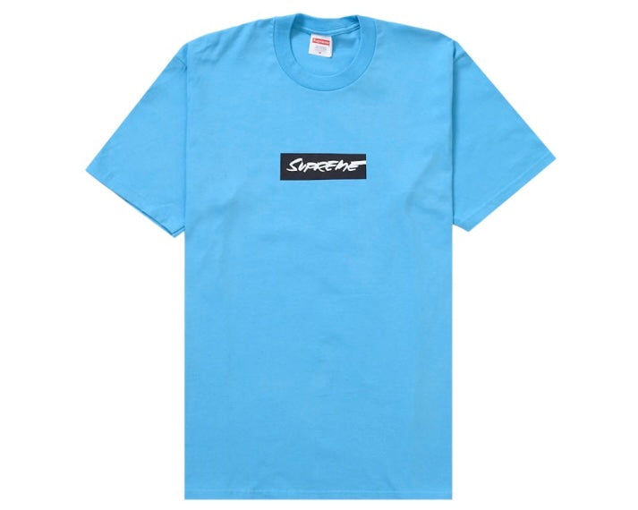 Supreme Futura Box Logo Tee Bright Blue