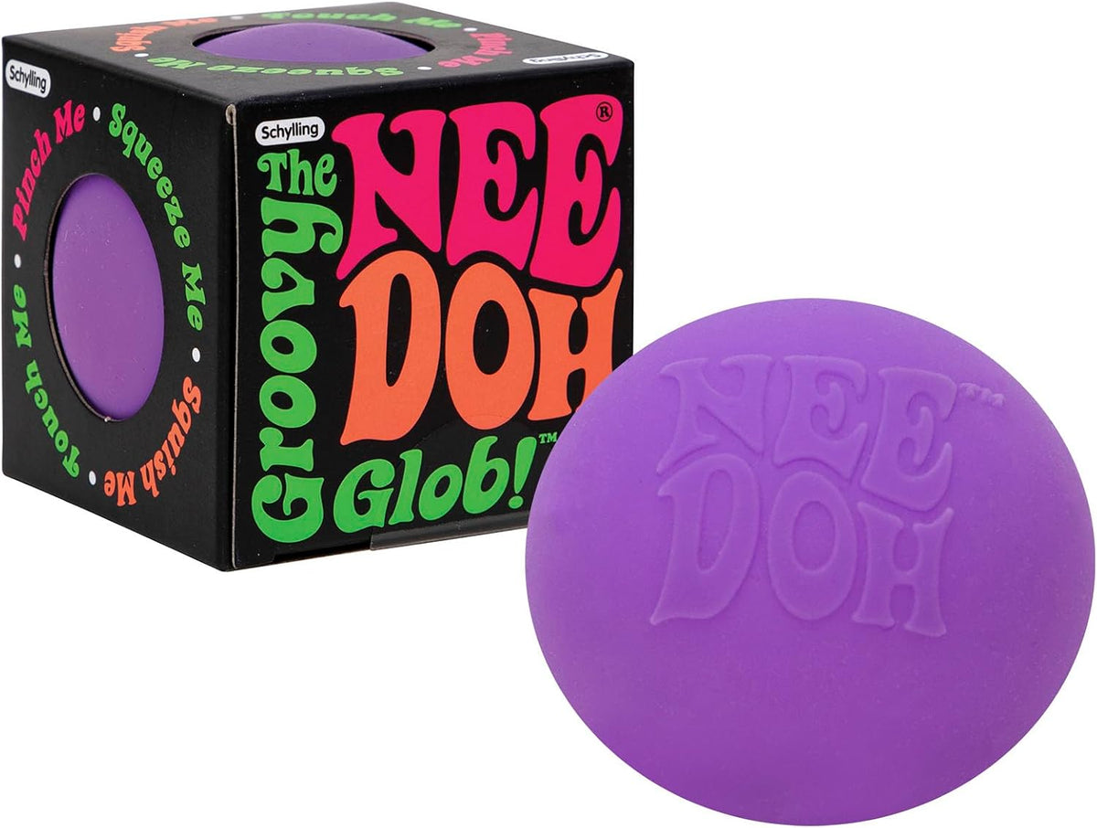 NeeDoh The Groovy Glob! Squishy Fidget Toy Purple