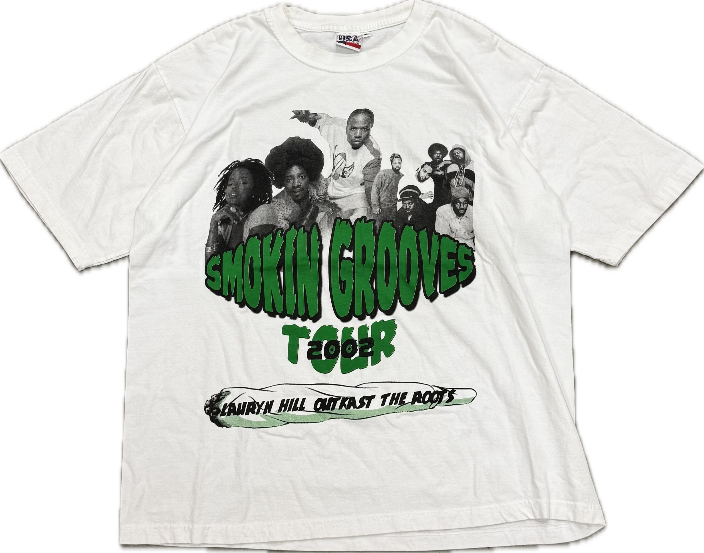 Vintage 2002 Smoking Groove Rap Tour Tee