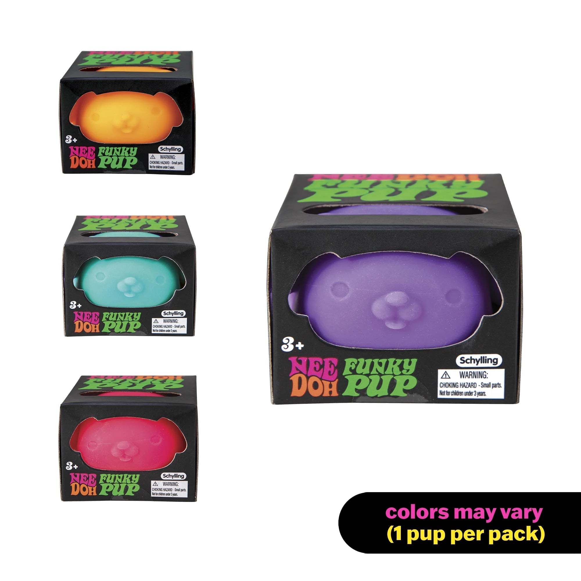 NeeDoh Funky Pup Novelty Fidget Toy (1 Piece) Color May Vary