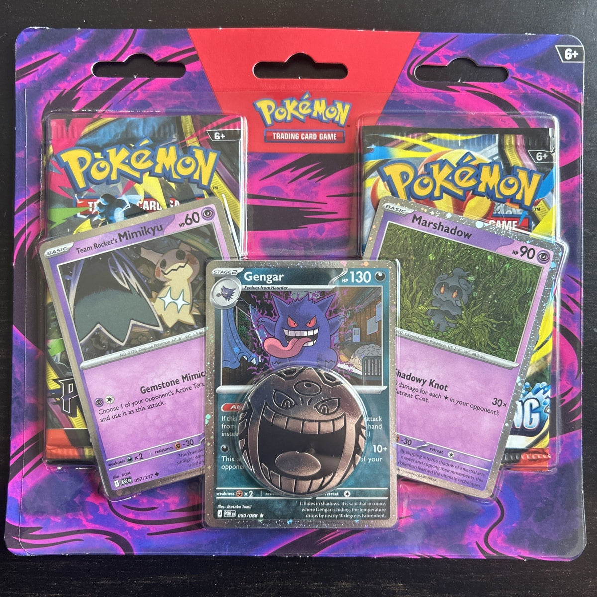 Pokemon TCG: Enhanced 2-Pack Blister (Gengar, Marshadow & Team Rocket's Mimikyu)