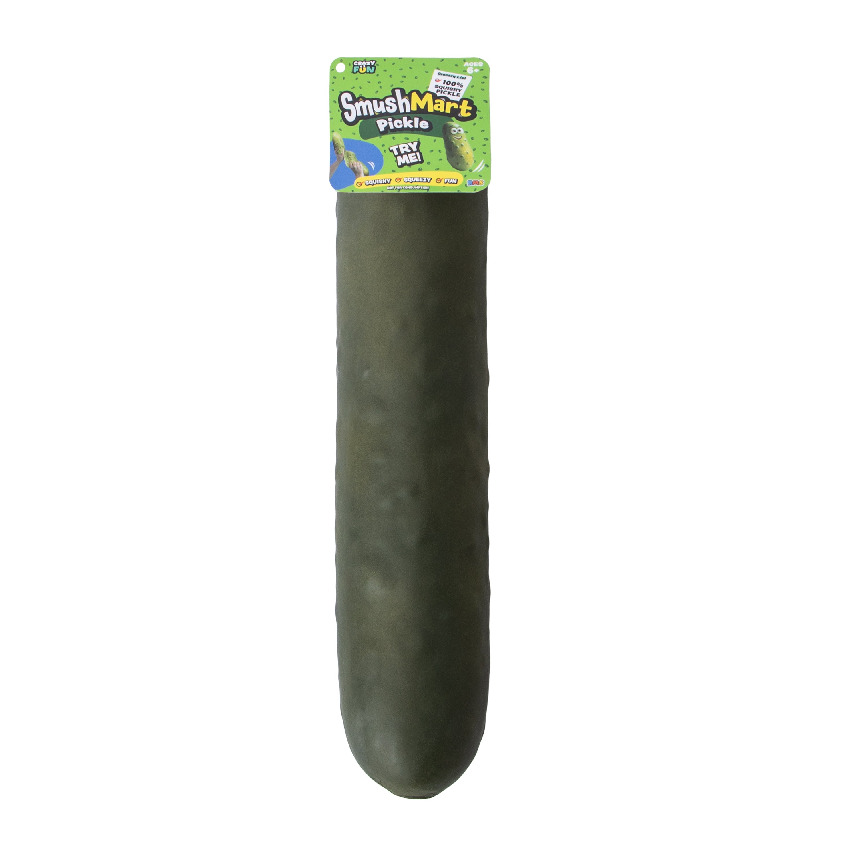 Crazy Fun Smush Mart Squishy Pickle