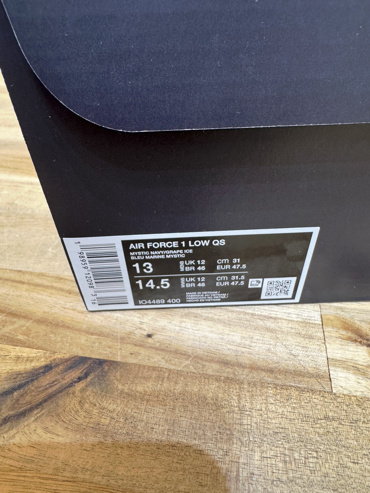 Nike Air Force 1 Low QS Mystic Navy
