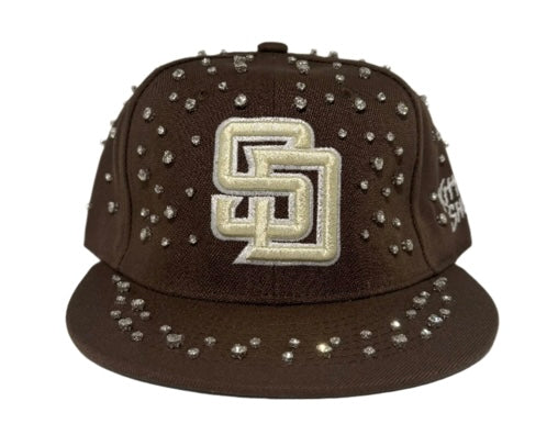 San Diego Rhinestone Snapback Hat