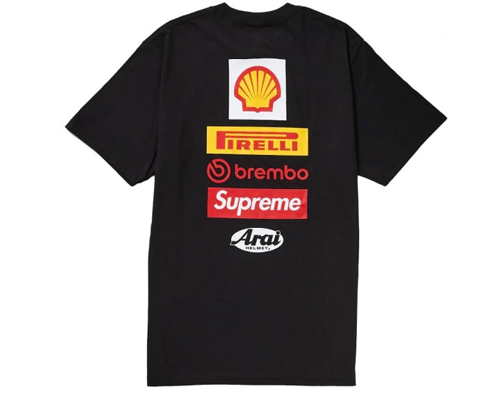 Supreme Ducati Logos Tee Black