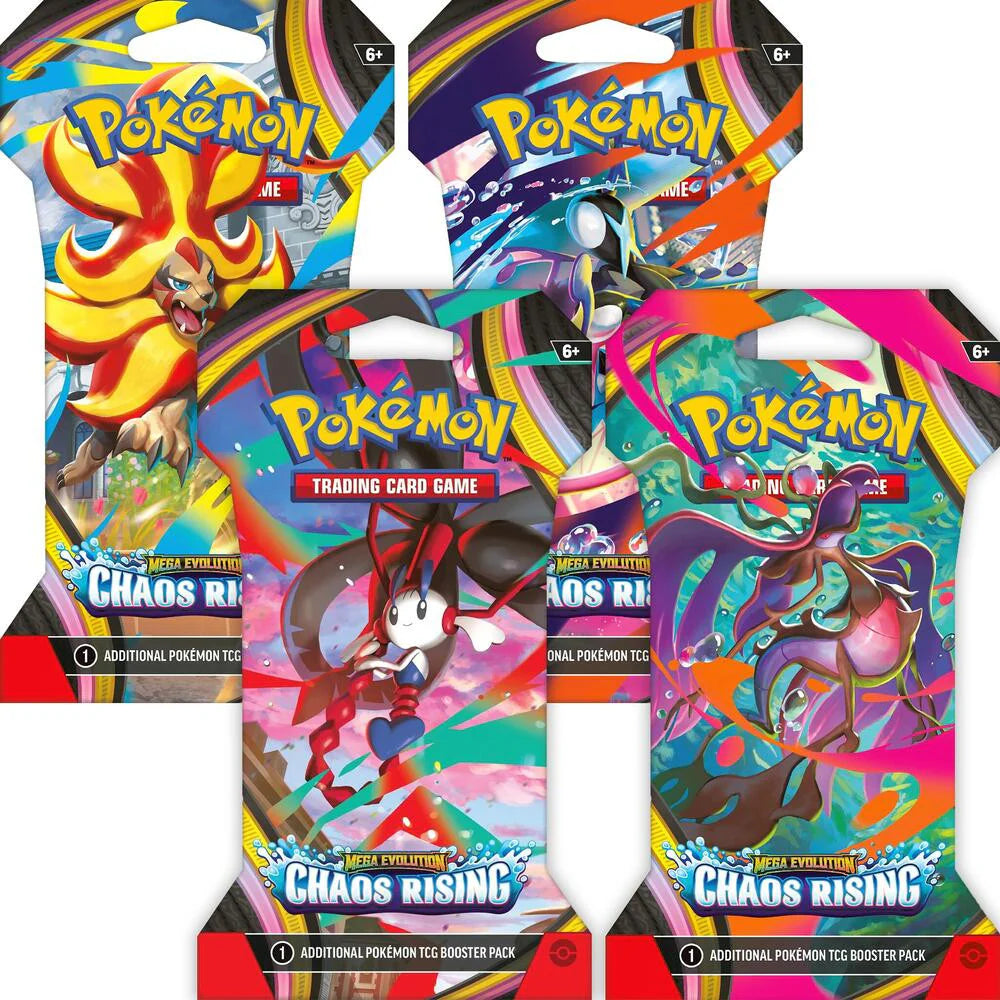 Pokemon TCG: Mega Evolution - Chaos Rising - Sleeved Booster Pack