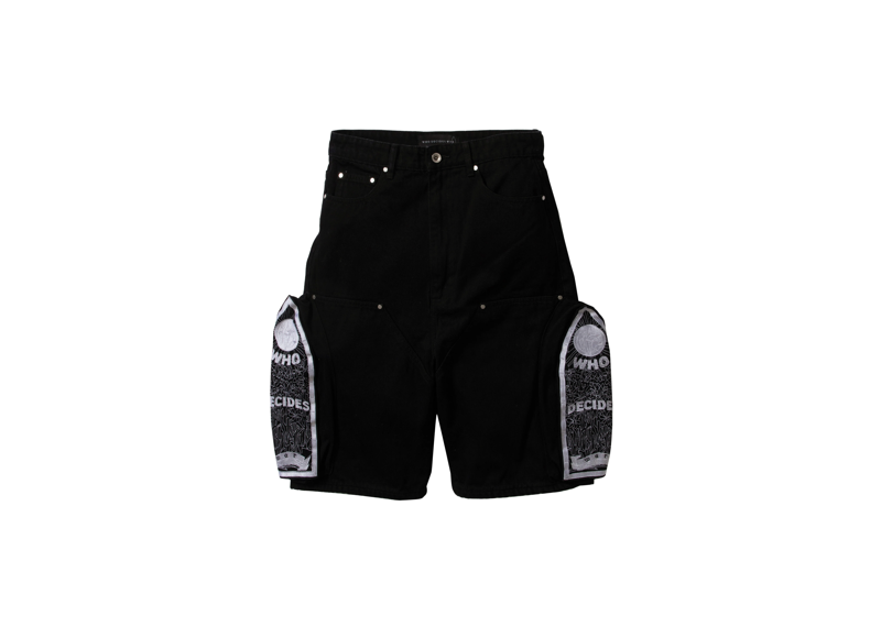 Who Decides War Side Embroidery Short