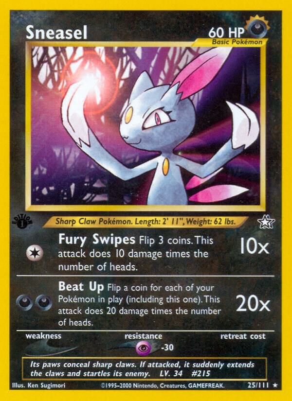 Sneasel - 025/111 - Neo Genesis (N1)