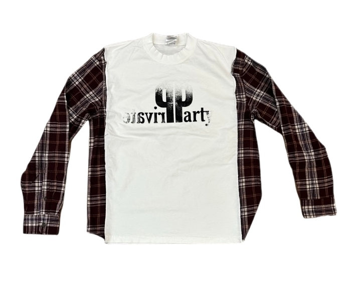 Private Party Peter Platter Flannels White