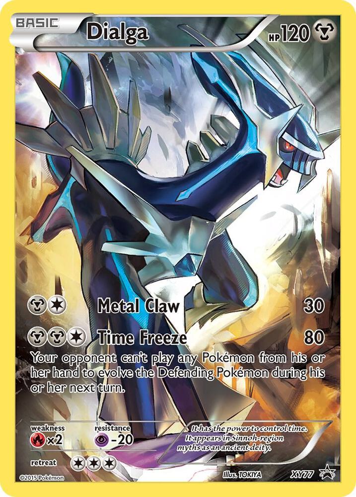 Dialga (Full Art Promo) - XY77 - XY Promos (PR)
