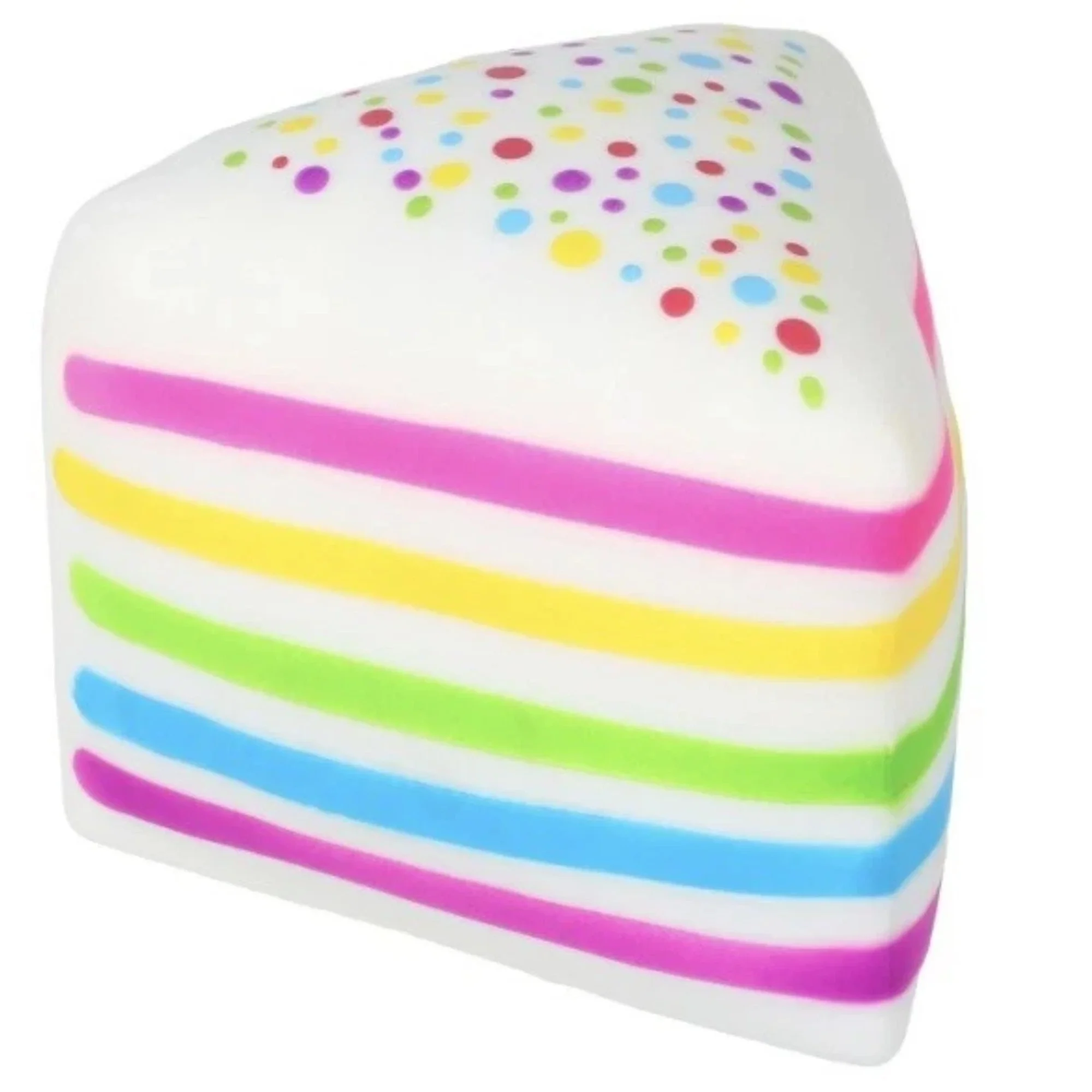 Crazy Fun Smush Mart Rainbow Layer Cake Squish Toy