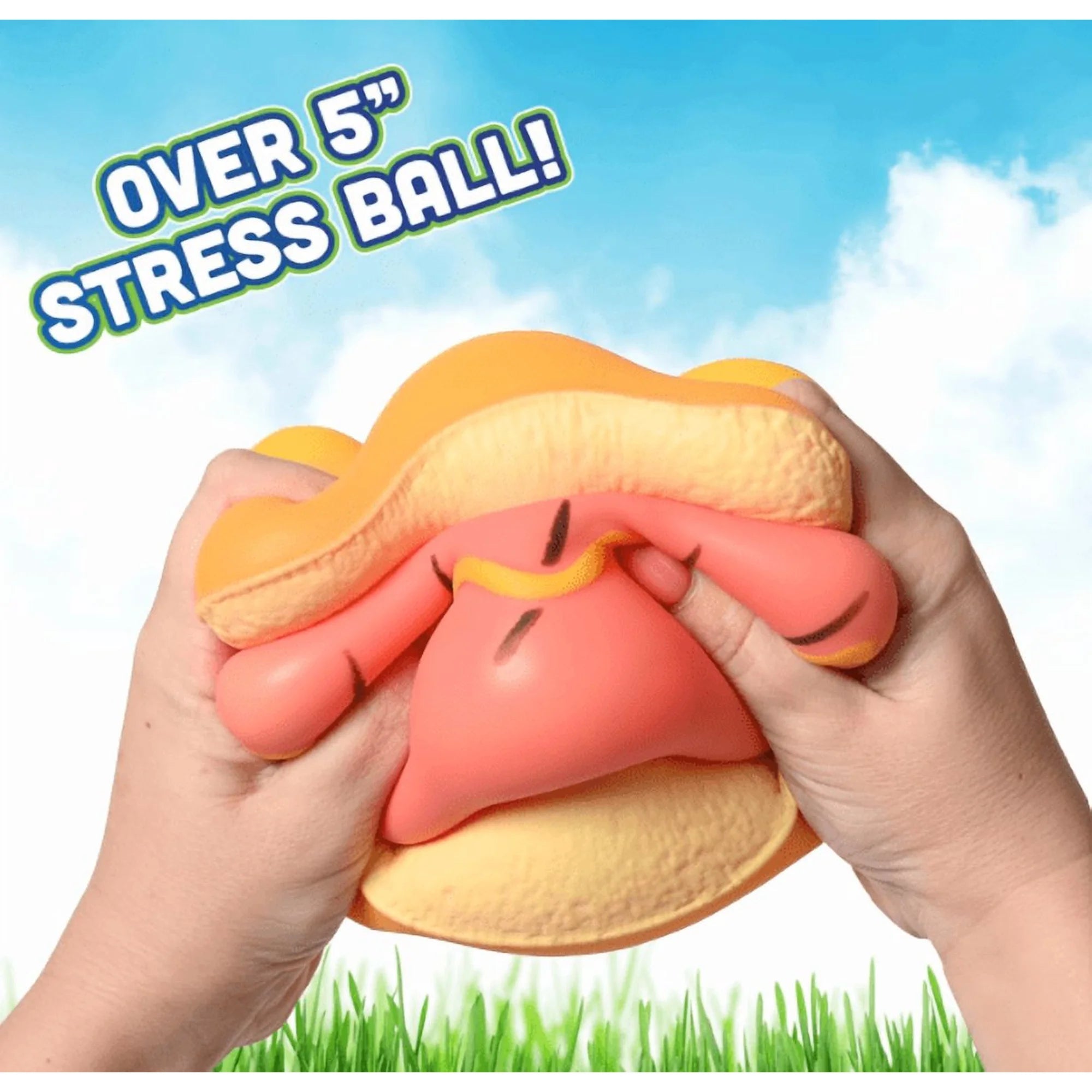 Sunny Days Squeeezy Hot Dog Fidget Toy