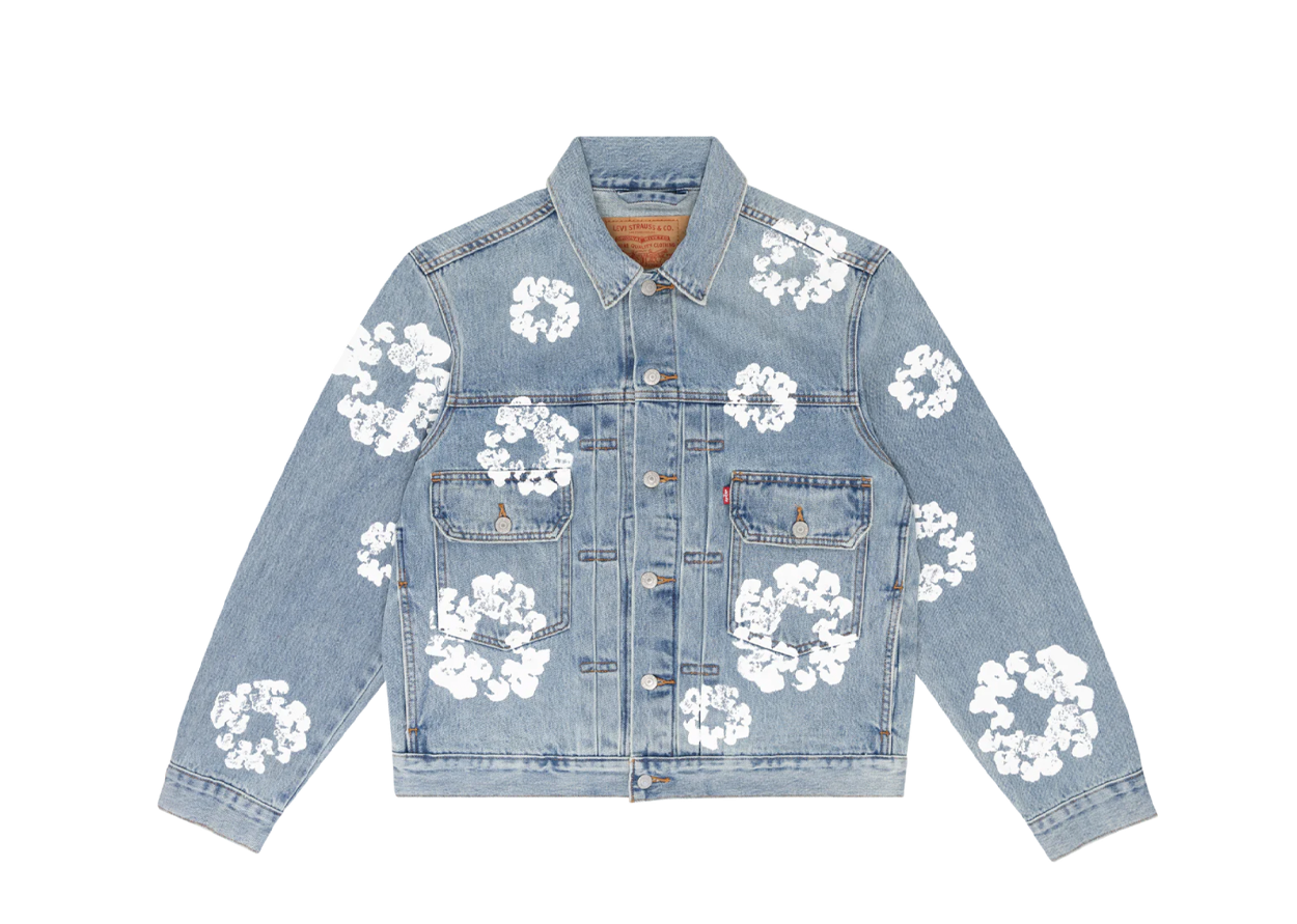 Denim Tears X Levis Jacket Light Blue