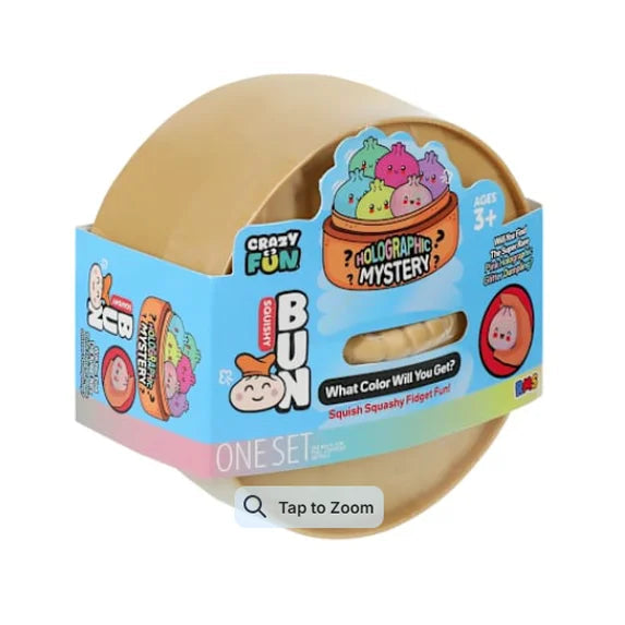 Squishy Bun Holographic Mystery Squishy "Dumpling"  Blind Box