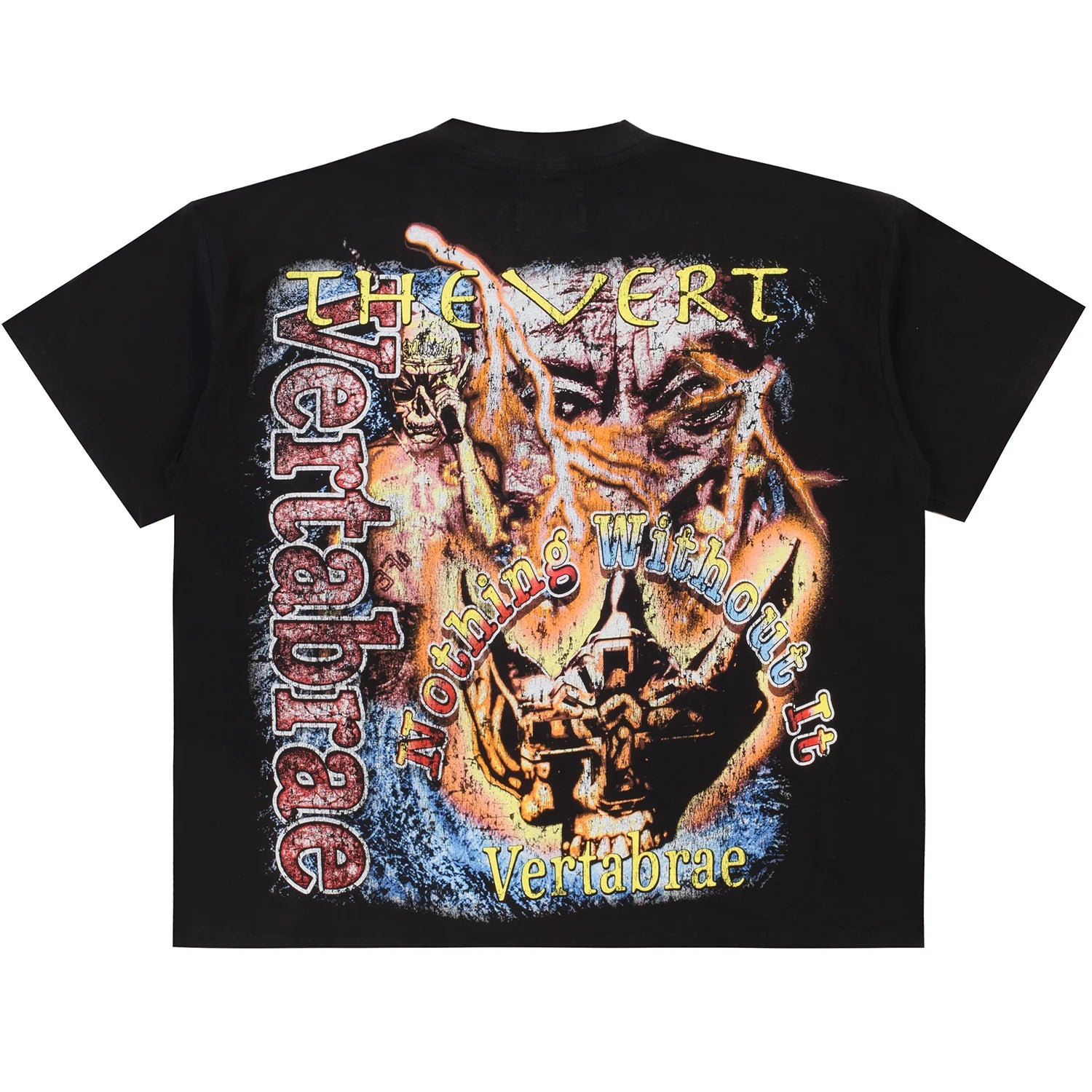 Vertabrae 7 Rap Tee Black