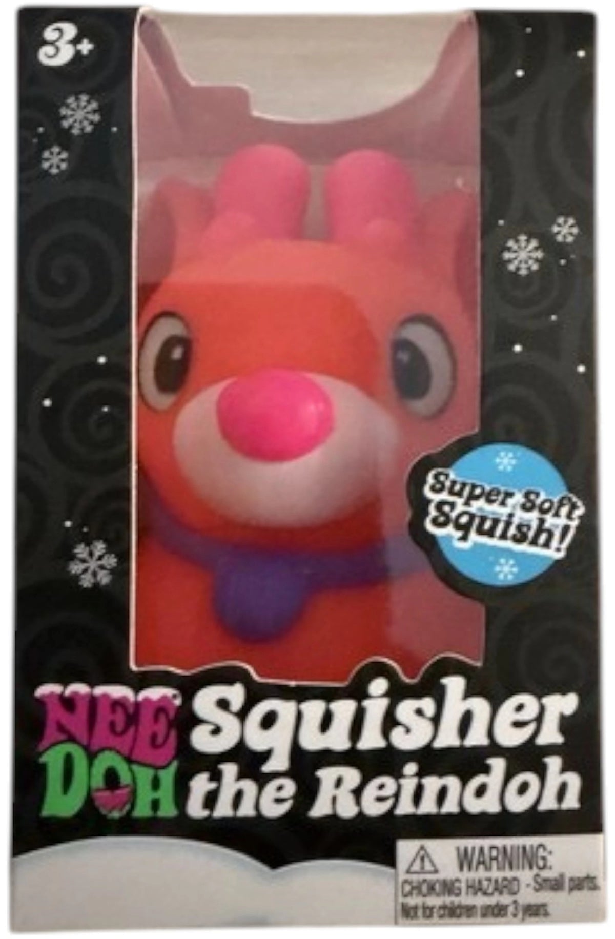 NeeDoh Squisher the Reindeer Squishy Fidget Toy Orange