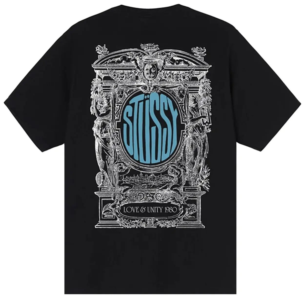 Stussy Love & Unity Tee Black