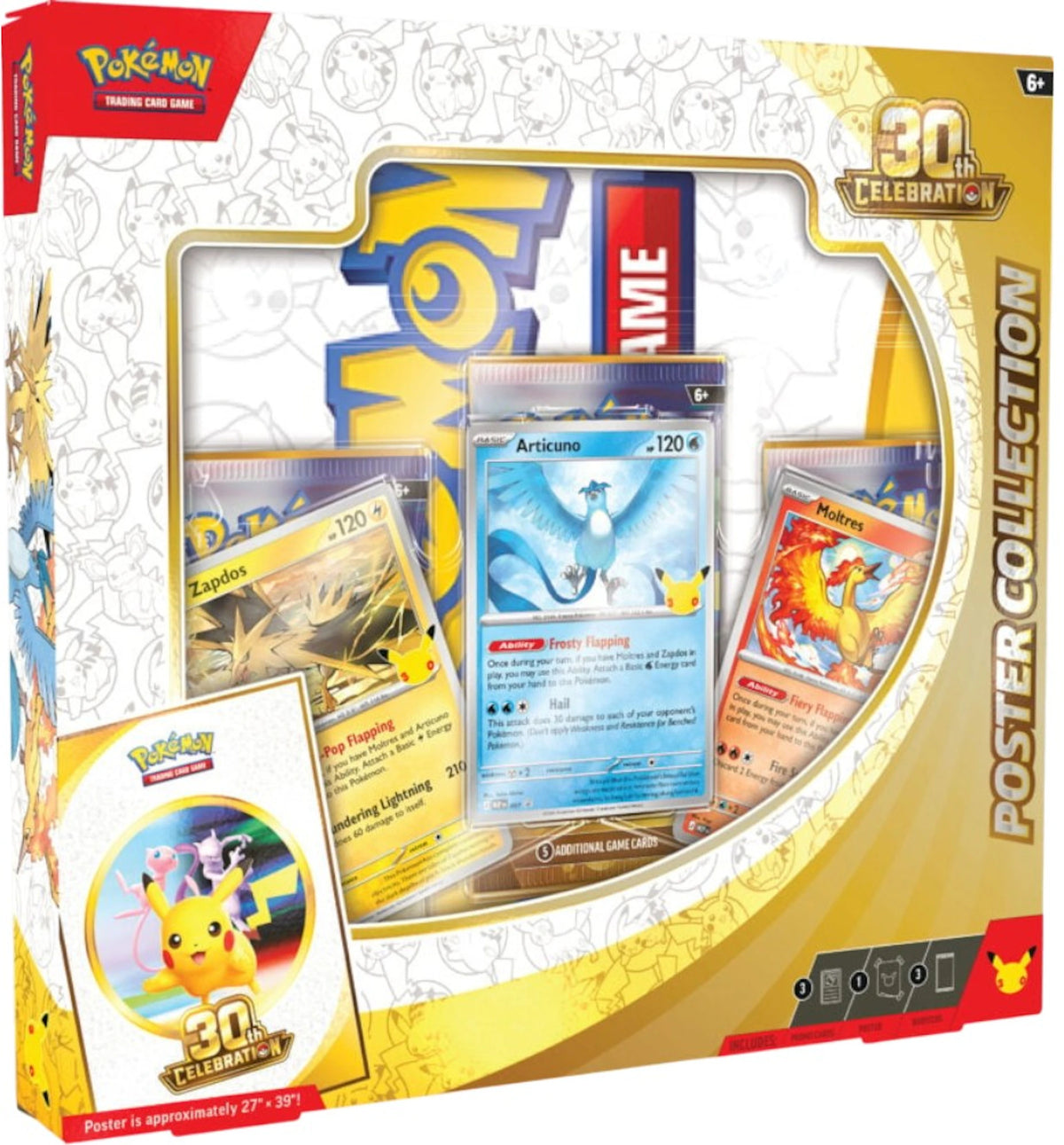 2026 Pokémon Mega Evolution 30th Celebration Poster Collection