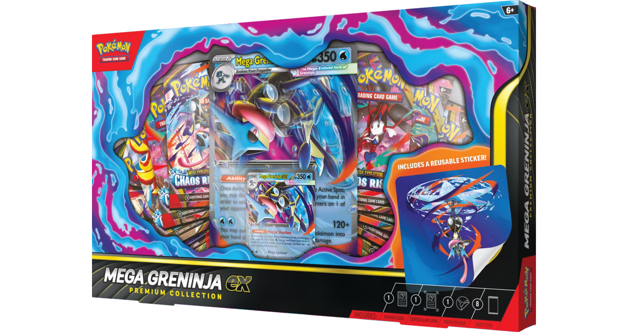 Pokemon TCG: Mega Greninja ex Premium Collection